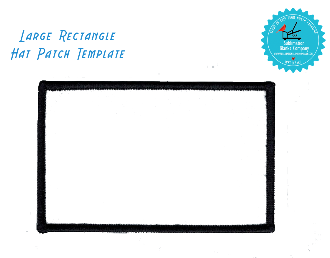 Rectangle Leather Sublimation Patches – KB blanks LLC