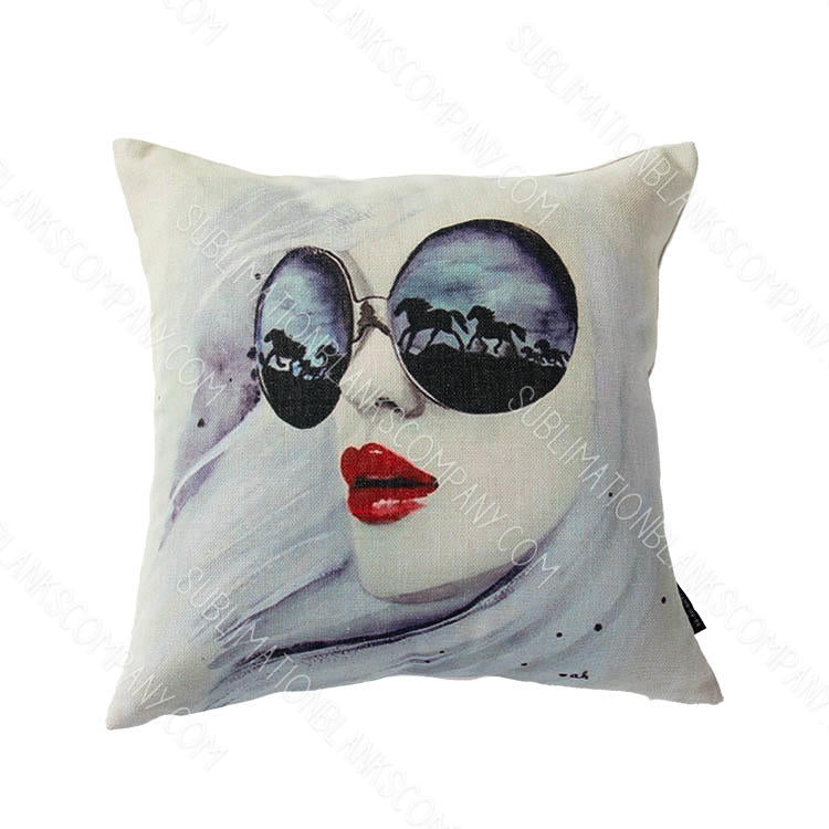 Bright Creations 5 Pack 20x20 Sublimation Pillow Covers Blank, Linen Sublimation Pillow Case with Invisible Zipper