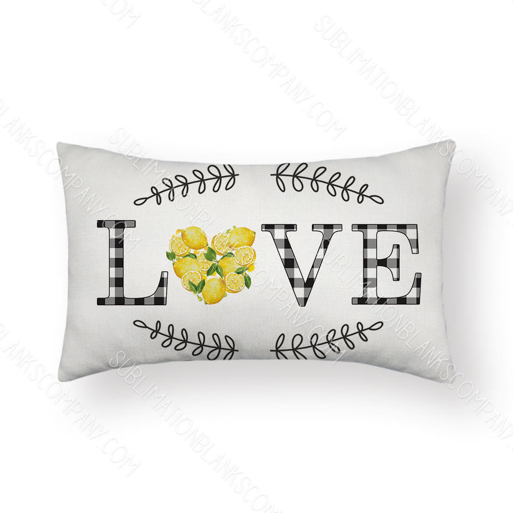 Linen sublimation best sale pillow cover