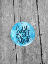 Load image into Gallery viewer, Aluminum Round 3&quot; Circle 2-sided Christmas Holiday Ornament Sublimation Blank. Laserable!
